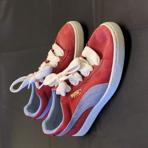 Men's Used Puma Suede Red - US Size 9